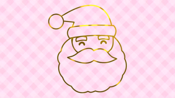 サンタクロースの顔